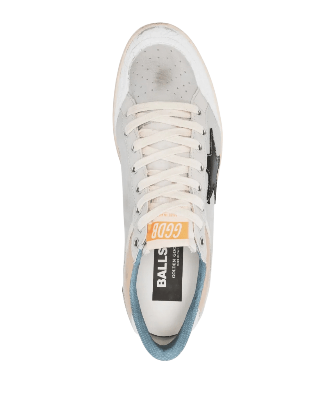 גולדן גוס - בולסטאר אפור עם כוכב שחור ובז | Branded shoes bymrcrazyshoes