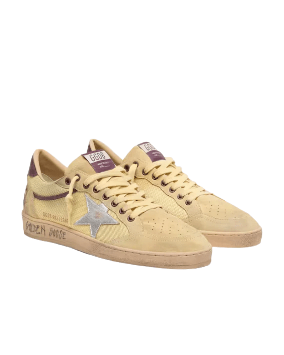 גולדן גוס - בולסטאר שמנת וכוכב כסוף | Branded shoes bymrcrazyshoes
