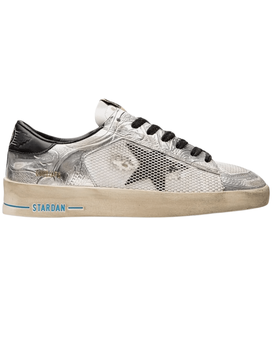 גולדן גוס - סטארדן שחור עם כסוף | Branded shoes bymrcrazyshoes
