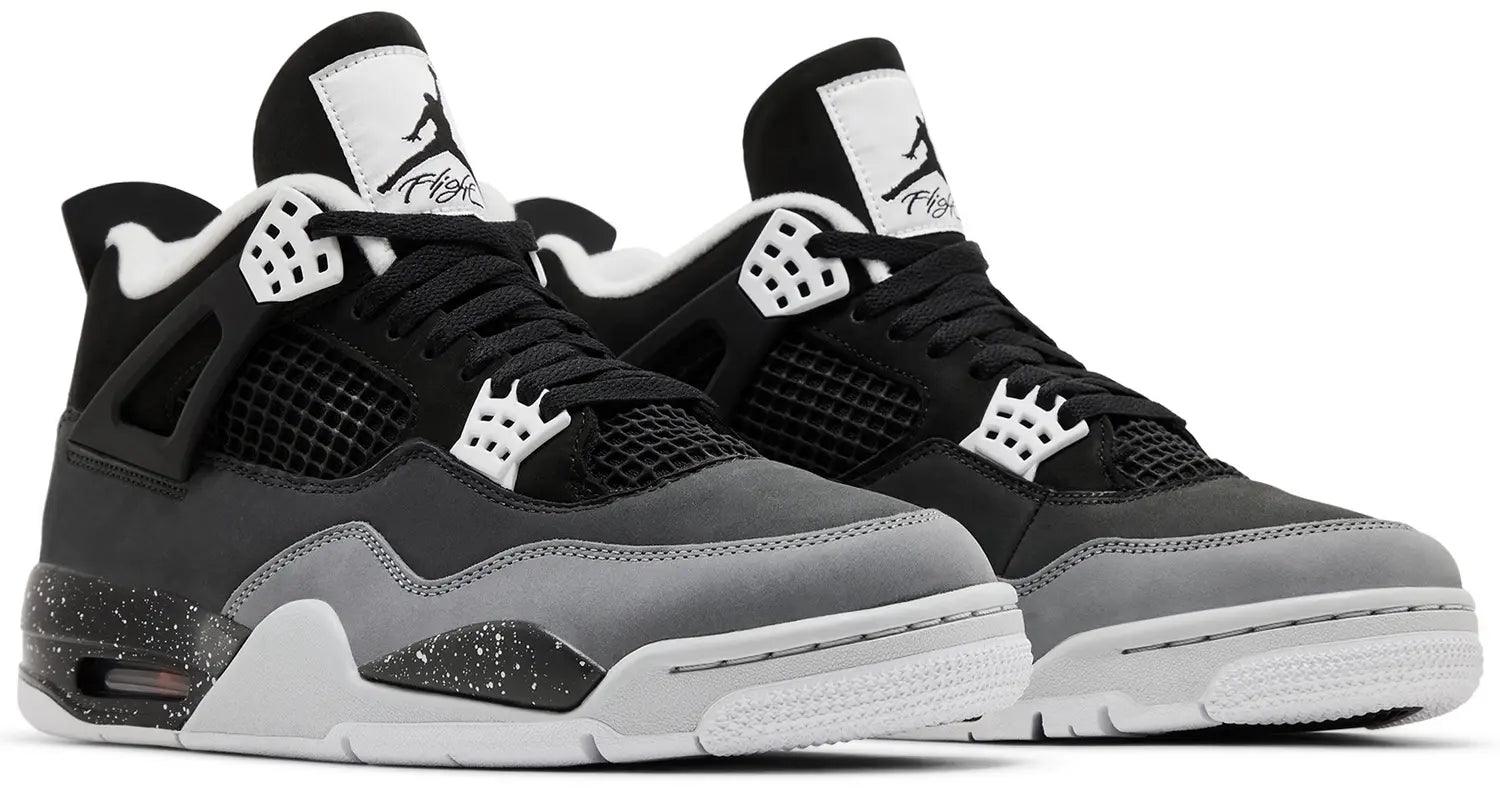 נעלי Air Jordan 4 שחור וגוונים של אפור | Branded shoes bymrcrazyshoes