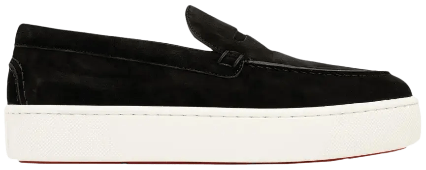 כריסטיאן לבוטין– מוקסין שחורה | Branded shoes bymrcrazyshoes