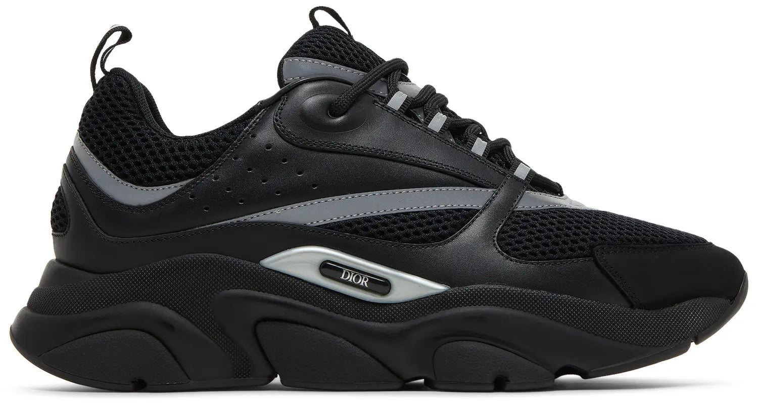 סניקרס DIOR B22 שחור עם פס אפור | Branded shoes bymrcrazyshoes