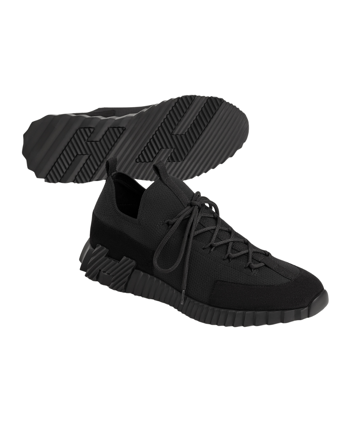 סניקרס הרמס שחור מלא | Branded shoes bymrcrazyshoes