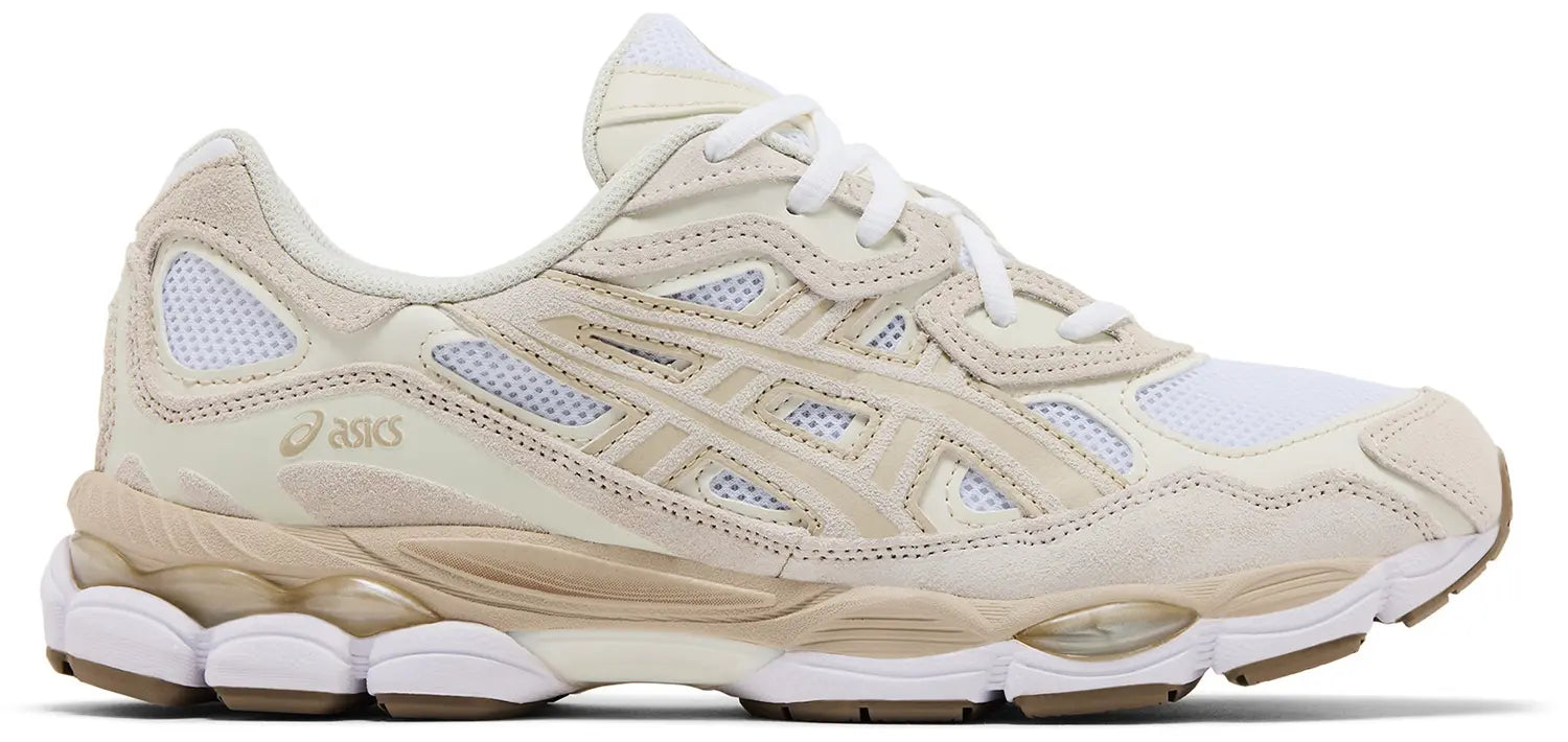 אסיקס Gel-Kayano- לבן עם בז