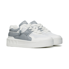 ולנטינו - אפור עם לבן | Branded shoes bymrcrazyshoes