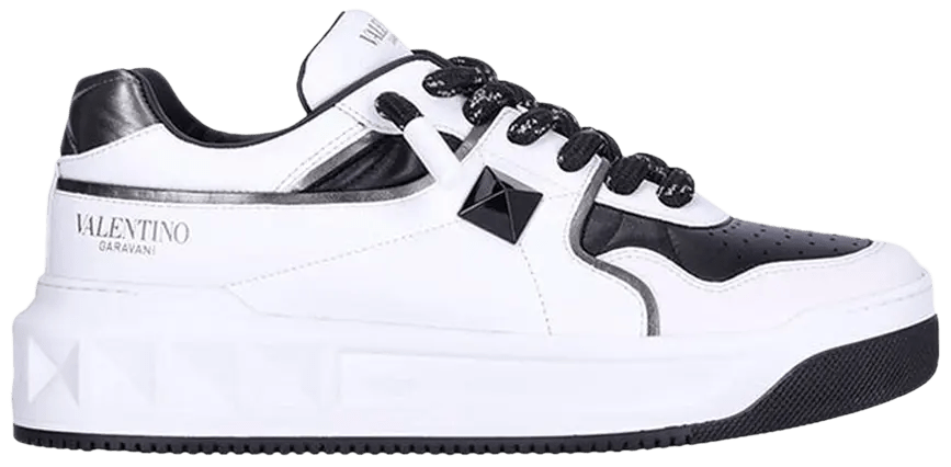 ולנטינו - לבן שחור | Branded shoes bymrcrazyshoes
