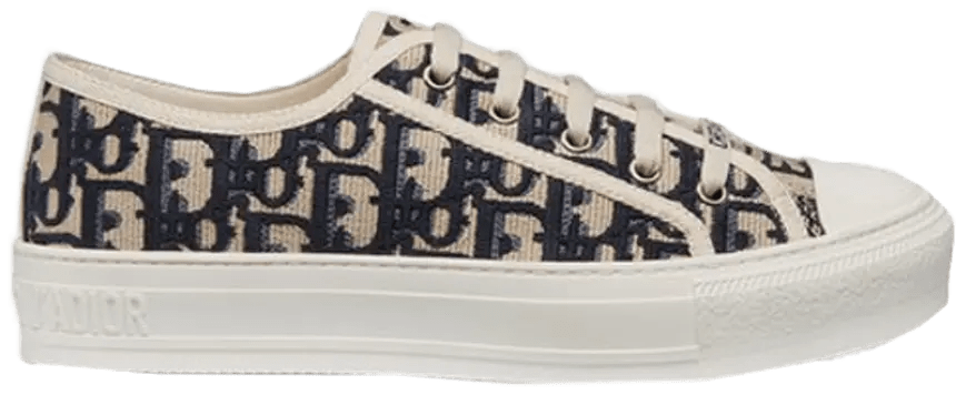 סניקרס Walk'n'Dior - בז וכתוביות שחור | Branded shoes bymrcrazyshoes